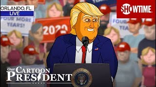 'Cartoon Trump Announces His 2020 Campaign' Ep. 207 Cold Open | Our Cartoon President