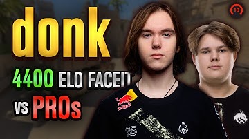 DONK and ZWEIH carry their Coach vs Three Pros in FACEIT! donk POV with COMMs (Mirage)