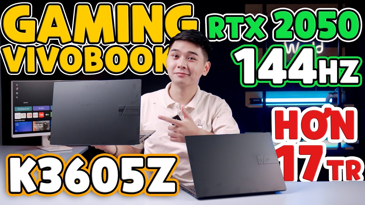 Laptop Gaming GIÁ RẺ này LẠ LẮM! - Asus Gaming Vivobook K3605Z (2024) | LaptopWorld