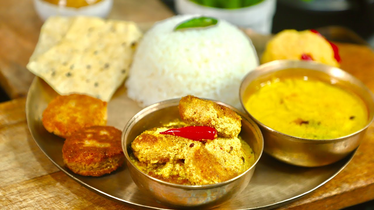 সম্পূর্ণ নিরামিষ থালি, এই খাবার গুলো প্রতিটি বাঙালির প্রিয় || Pure Veg Combo Thali recipe 