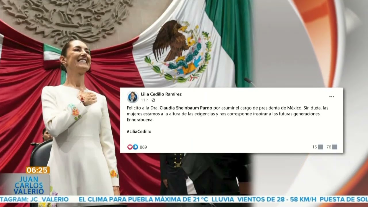 Felicitación rectora BUAP || Noticias con Juan Carlos Valerio