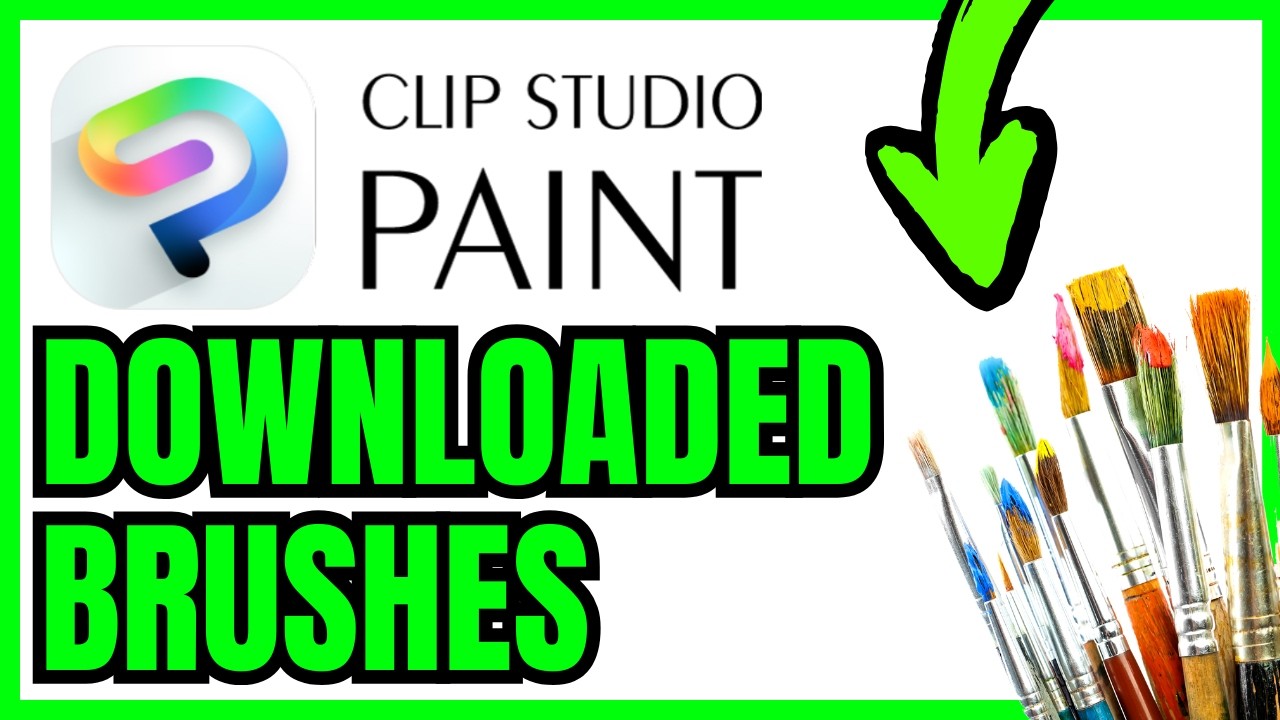 How To USE Downloaded BRUSHES In Clip Studio Paint (QUICK & EASY) 2026 ...