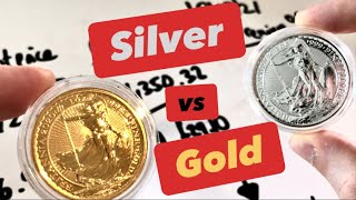 Should I invest in Gold or Silver Bullion Coins in the UK? Real cost comparison inc premiums + VAT