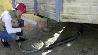 How 2 Magoo shares the tricks of the trade of septic tank installation.