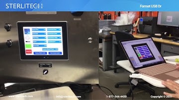 How to Format or Re-format USB Drive with a Sterlitech Skid Mounted System