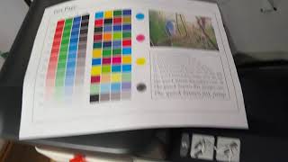 C658 Test Page Print