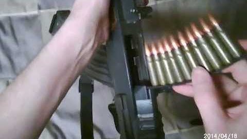 Loading a vz58 with stripper clips