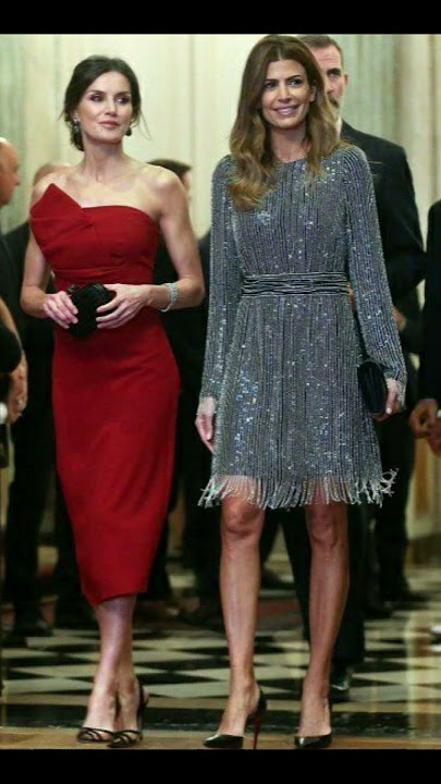 Queen Letizia And Juliana Awada Fashion 👠 #royal  #fashion #shorts  @LoveyouFashion