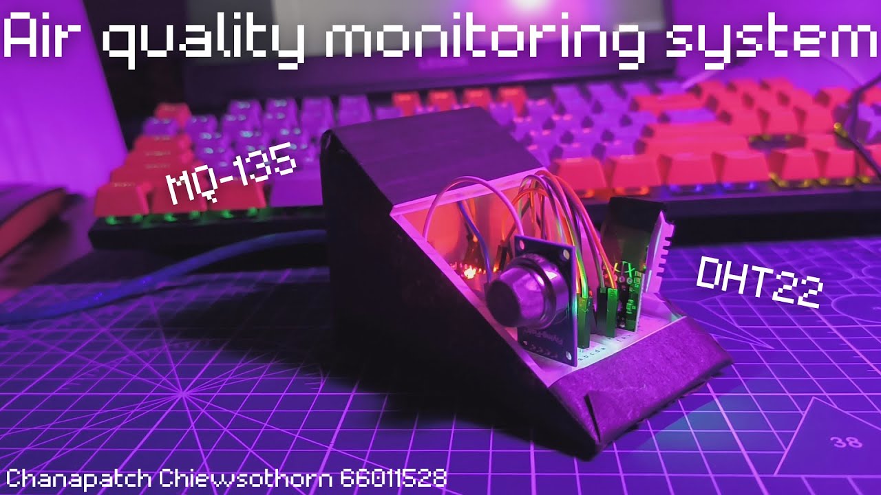 IOT Project : Air quality monitoring system using MQ-135, DHT22, Blynk ...