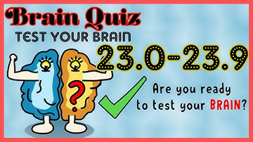 Brain Quiz Level 23.0 23.1 23.2 23.3 23.4 23.5 23.6 23.7 23.8 23.9 24.0 24.1 Walkthrough Solution