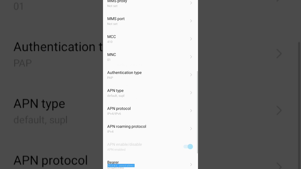 jazz apn setting # ytshorts