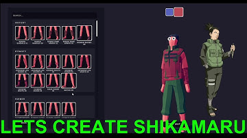 TABS Unit Creator Lets Try Creating Shikamaru Of Naruto
