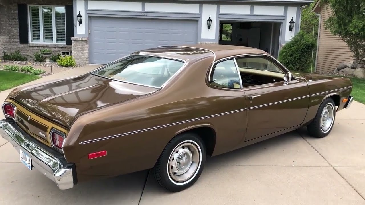 1974 Plymouth Gold Duster restoration and walk around.