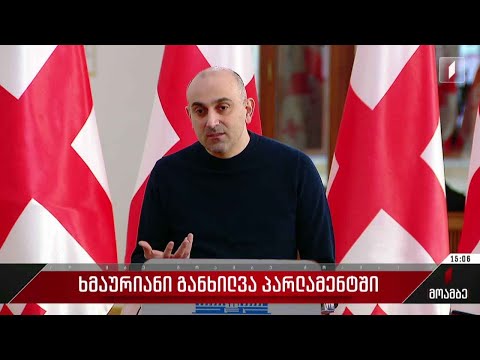 ხმაურიანი განხილვა პარლამეტში - შეფასებები პოლიტიკურ სპექტრში