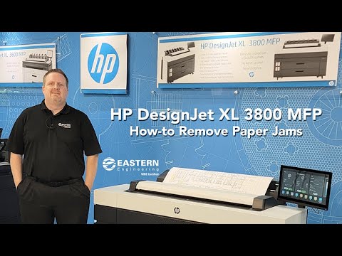 How to Remove Paper Jams on a HP DesignJet XL 3800 from our