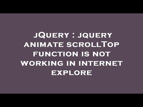 jQuery : jquery