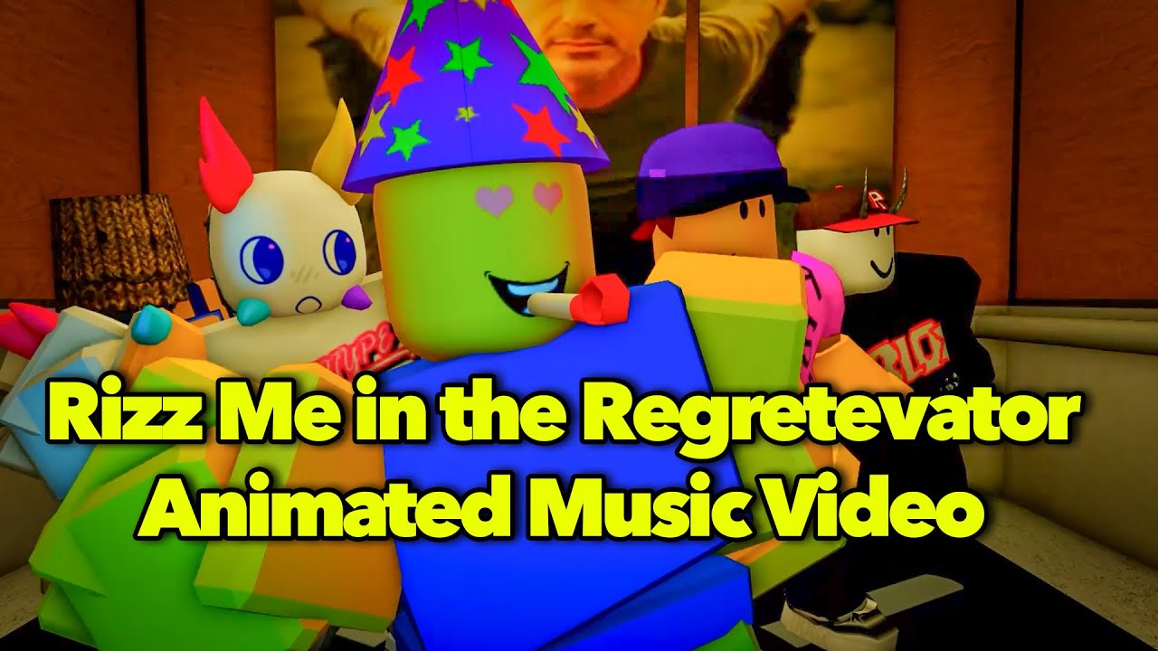 Rizz Me In The Regretevator Animated Roblox Music Video ...