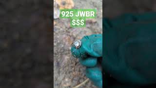Metal Detecting OAKLAND Finding a Silver 925 JWBR$$$! #shorts #corythetreasurehunter #metaldetecting