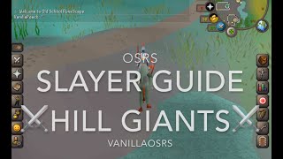 OSRS Slayer Guide Hill Giants