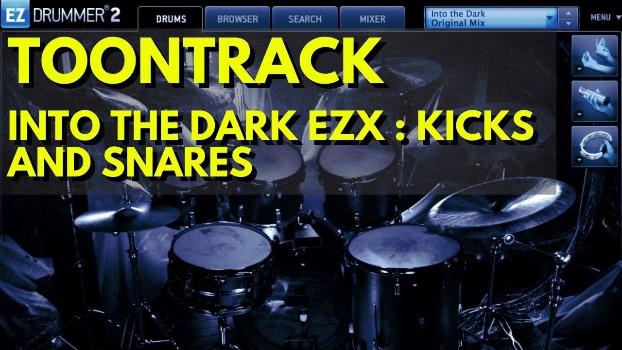 Toontrack, into the dark EZX (2021) with all the kicks and snares, it sounds rockreal ! 2d demo