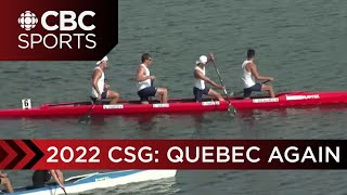 Quebec continues canoe kayak success with gold in men’s IC-4 500m race at 2022 Canada Summer Games