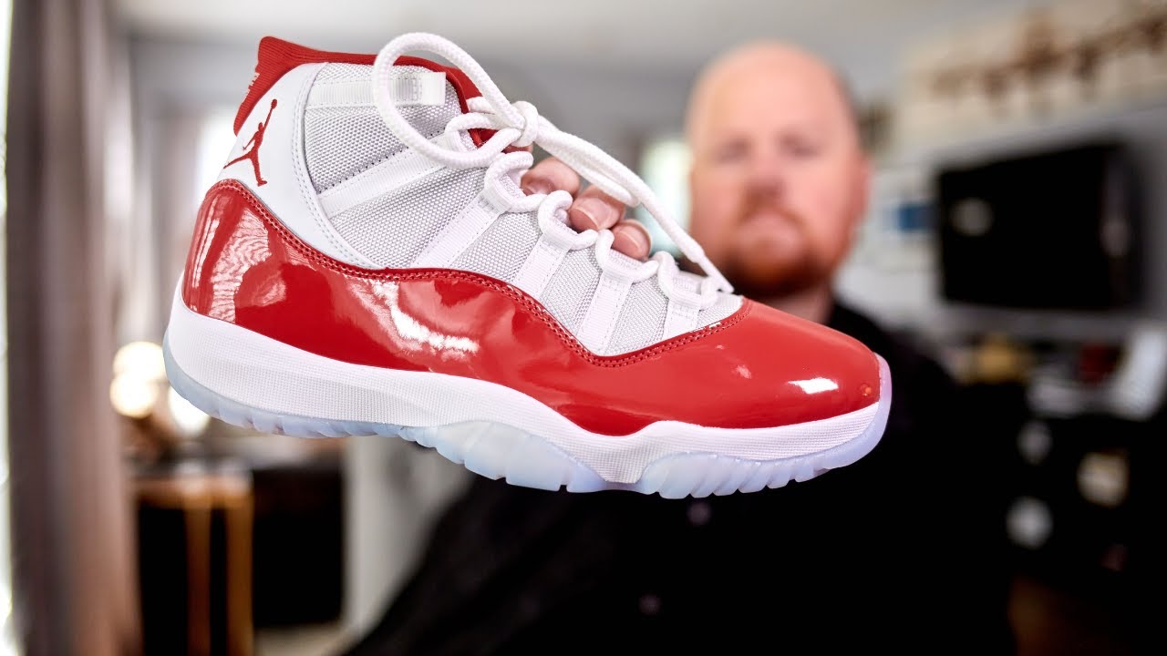 AIR JORDAN 11 CHERRY RED, EARLY REVIEW, FIRE SHOE