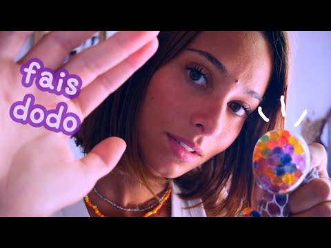 ASMR FRANÇAIS - Ta grande soeur te rendort pendant la nuit avec beaucoup de tendresse 💜✨🥛