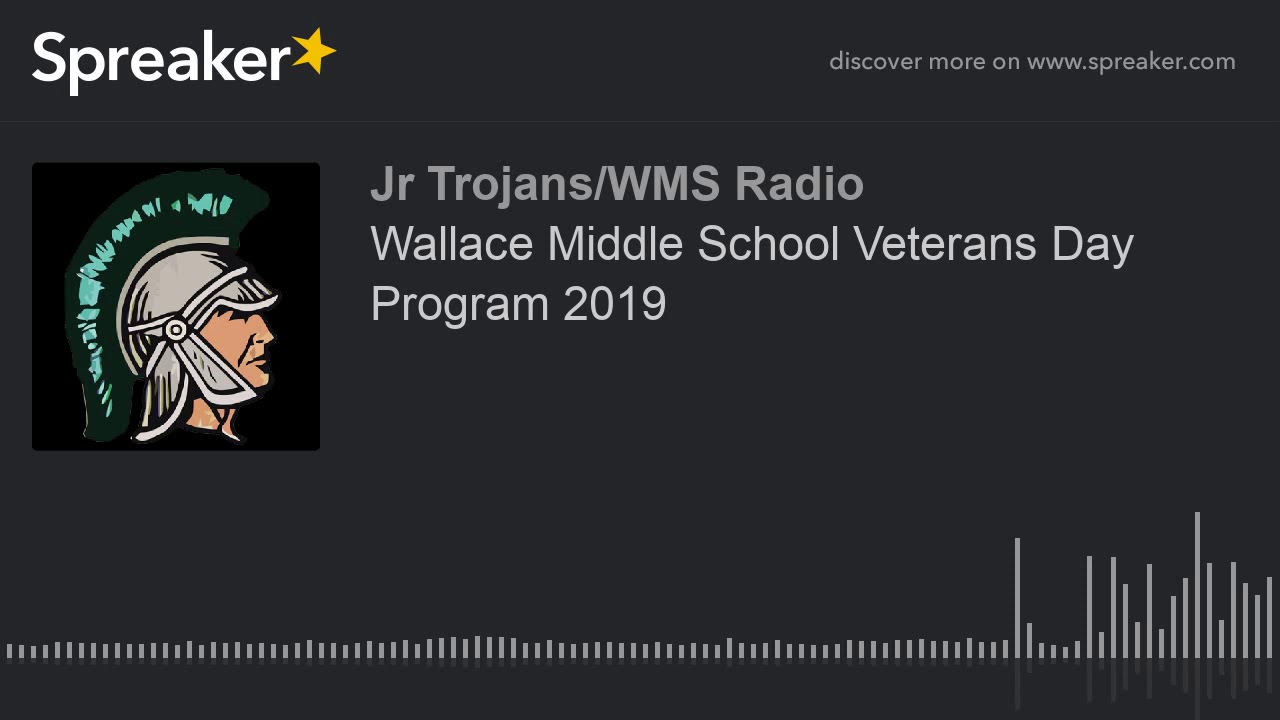 Wallace Middle School Veterans Day Program 2019 (part 3 of 4)