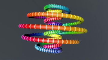 Вouble helix in Cinema 4D