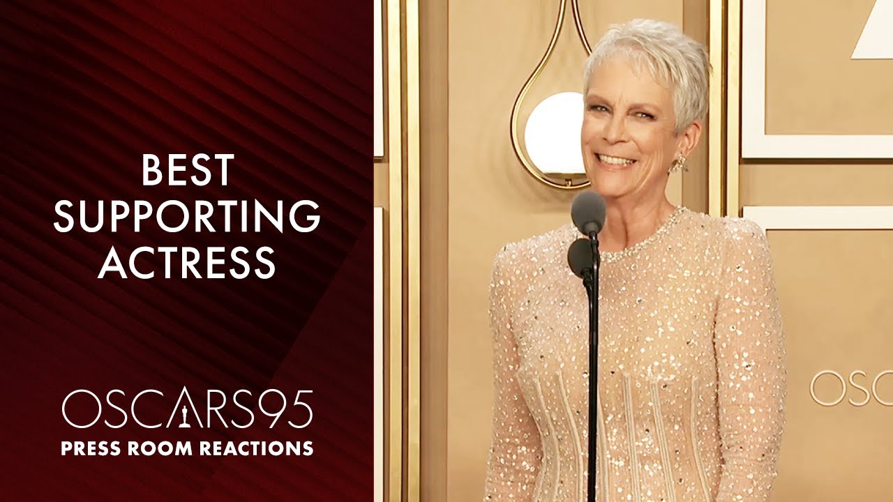 Watch film Everything Everywhere All at Once | Best Supporting Actress Jamie Lee Curtis | Oscars95 Press Room Speech