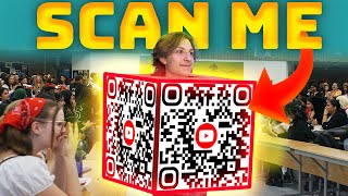 I WORE A GIANT QR Code Costume to school and it was CHAOTIC!!!