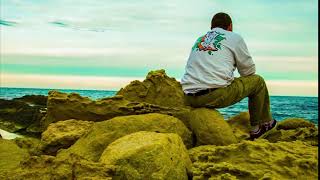 مشاهد للمونتاج رجل يتأمل   البحر   يرمي الحجر HD1080P HD