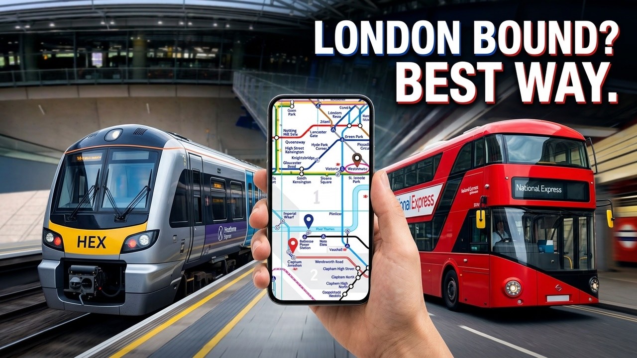 What is the best way to  get to London from Heathrow Airport ??#heathrowexpress #nationalexpress