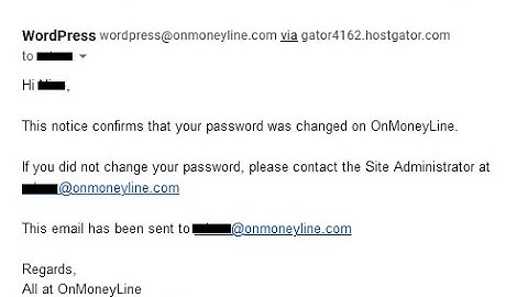 How to change Wordpress admin password