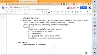 Java 4 Kids Day 07   Functions and bankApp project