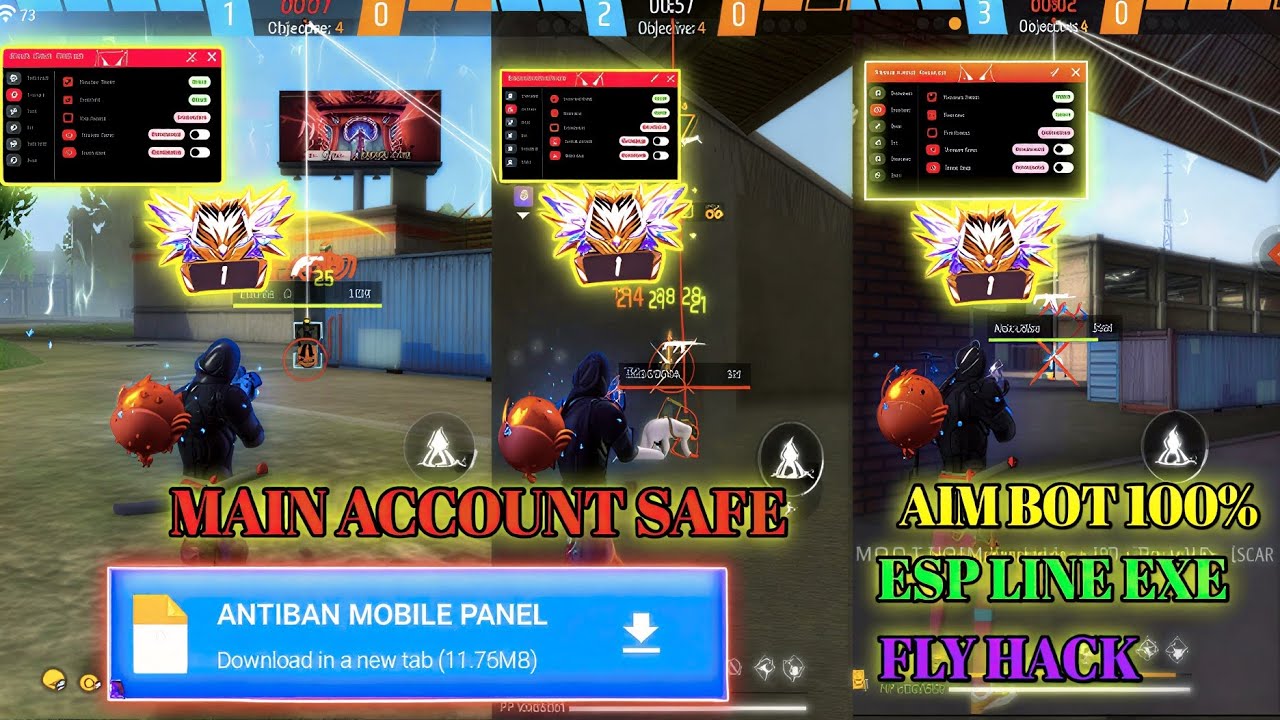 😱 Free Fire OB52 Antiban Headshot Panel 🔥 | Mod Menu + Injector OB52 100% Safe ✅ | 