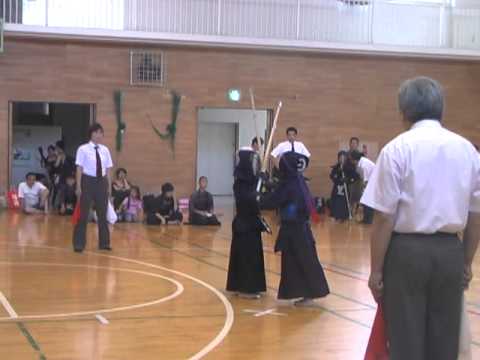 剣道　吉田ＶＳ山中　7　2010.7.4県大会代表選手選考会　○　4年生.