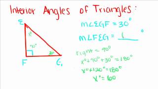 Celebrity Introduction to Geometry - 7 - Interior Angles of Triangles Profile