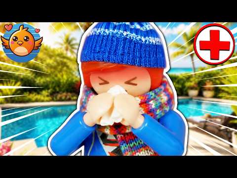 🤧❄️ERKÄLTUNG im SOMMER?! Julian ist krank☀️🏥 Familie Vogel | Playmobil Film Deutsch
