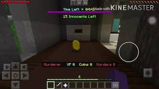Playing Minecraft in purple guy skin