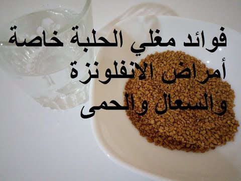 فوائد مغلي الحلبة خاصة لأمراض الانفلونزة والسعال والحمى مجربة 100 100 