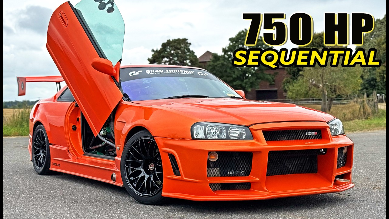 750HP NISSAN SKYLINE R33 // REVIEW on AUTOBAHN