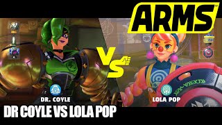 Arms - Versus Fight | Dr Coyle VS Lola Pop [Nintendo Switch]
