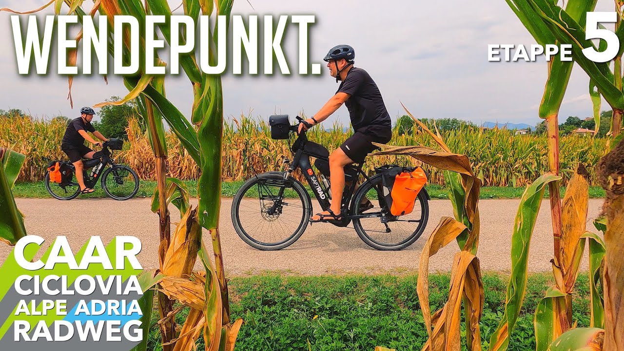 [13] E-Bike Radreise 2022 | Teil 5 - Alpe-Adria-Radweg | Gemona ▶ Udine