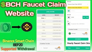 Faucet Claim Site || Earn Free Crypto Without Investment | Faucet Crypto Earning Withdrawal Binance