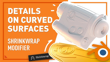 Modeling Details on curved Surfaces in Blender - Tutorial