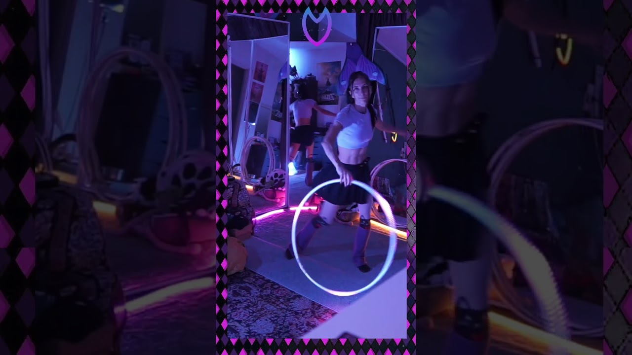 LED hoop from stream