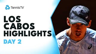De Minaur Makes Debut; Jarry, Gojo Feature | Los Cabos 2023 Highlights Day 2 screenshot 4