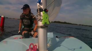 One day of europe dinghy sailing 2016-- gopro sailing