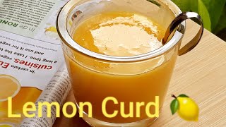 Limon Kreması🍋Lemon Curd 🍋 Paskalya Için Mükemmel